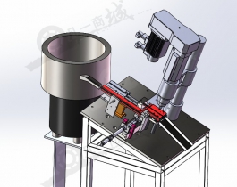 自動攻絲機-自動上料攻絲設(shè)備模型3D圖