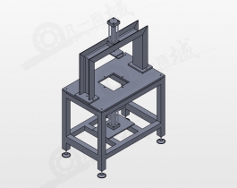 上下壓力作用設(shè)備3D模型