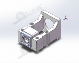 RBK80-20ZHA 一體型電機座3D模型