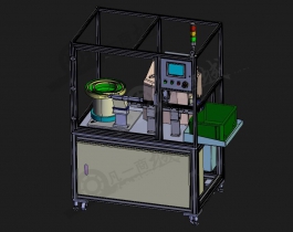 振動盤送料機-自動給料沖壓設備3D模型
