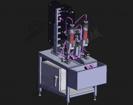 注油機(jī)-潤滑油注入設(shè)備3D圖