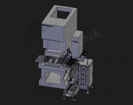 封蓋機(jī)-四工位自動(dòng)沖壓封蓋設(shè)備3D模型