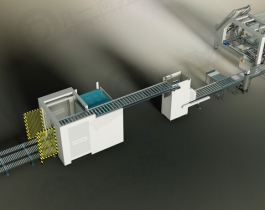 產(chǎn)品包裝堆垛機流水線3D模型
