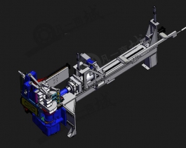 全自動(dòng)數(shù)控彎管機(jī)-折彎機(jī)3D模型圖