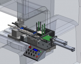 氣動上料機模型-氣動推進喂料機構3D圖
