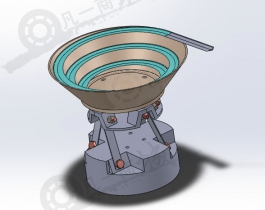 振動(dòng)盤(pán)模型-震動(dòng)喂料機(jī)構(gòu)3D圖