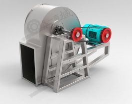 離心風(fēng)機(jī)-離心式通風(fēng)機(jī)3D模型圖