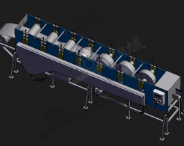 全自動(dòng)U型鋼成型設(shè)備-冷壓U型鋼機(jī)3D模型