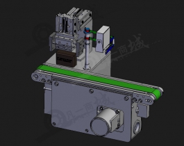 氣動自動抓放輸送設(shè)備3D模型