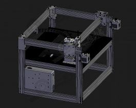濾波器自動測試機(jī)臺3D模型