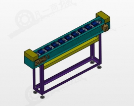 棒狀物料裝卸輸送機(jī)3D模型