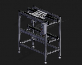 雙層托盤輸送機(jī)3D模型