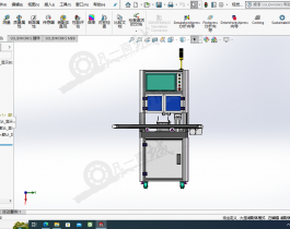 視覺(jué)貼合設(shè)備3D模型圖