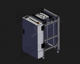 托盤往復(fù)輸送機(jī)3D模型圖