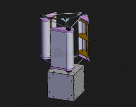 薄膜卷繞設(shè)備3D模型圖