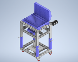 除塵臺(tái)升降機(jī)-除塵作業(yè)臺(tái)設(shè)計(jì)3D模型