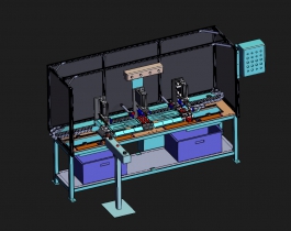 橡膠密封件自動切割機(jī)-注塑成型機(jī)3D模型