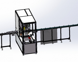 自動輸送機器人焊接工位設(shè)計3D模型圖
