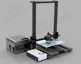 CR-10S 改進(jìn)型3D打印機(jī)模型圖