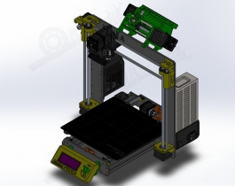 Prusa i3 3D打印機(jī)SW圖