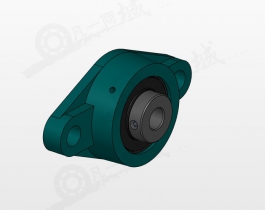 UCFL201~218帶座軸承模型