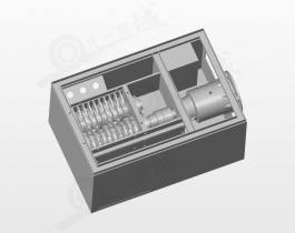 廢料粉碎機(jī)3D模型圖紙