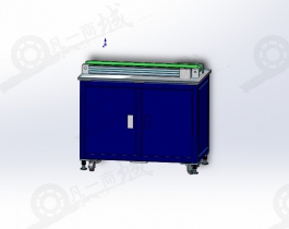 輸送工作臺皮帶機3D模型