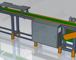 鋁型材框架輸送機(jī)3D模型