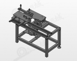 單面鋸床3D模型圖紙