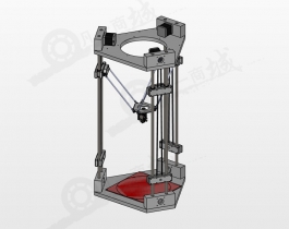 三角洲3d打印機(jī)3D圖