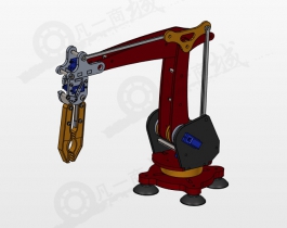 DIY機(jī)械手三維模型圖紙