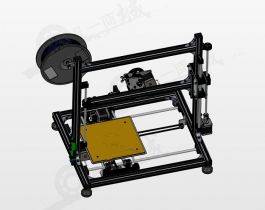 龍門式3D打印機(jī)模型