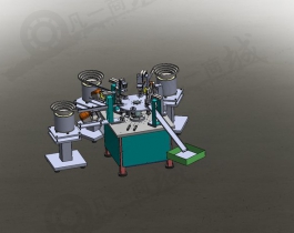 液化石油氣鋼瓶閥門組裝機3D圖
