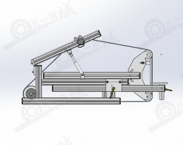 鋁型材砂帶機模型