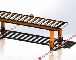 帶軌道輸送機(jī)3D模型