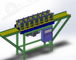滾軋成形機3D模型圖紙