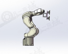 六軸機(jī)器人抓手-機(jī)械手工位模型3D圖