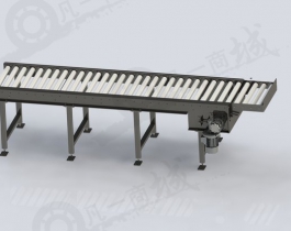 可加長(zhǎng)滾筒輸送機(jī)模型