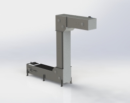 Z形輸送機(jī)3D模型圖紙