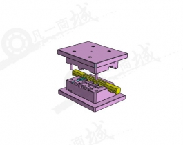 USB插頭注塑模具3D圖紙