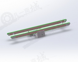 雙軌道輸送機(jī)_輸送線設(shè)計模型圖紙