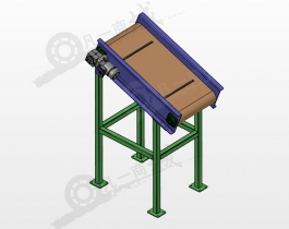 小型傾斜皮帶輸送機(jī)