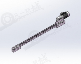 簡易型同步帶傳送機(jī)構(gòu)模型3D圖紙