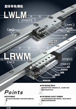 IKO分離型滑軌 LWLM直線(xiàn)導(dǎo)軌模組