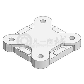 GB/T 2855.2-2008四導柱滑動導向模架下模座
